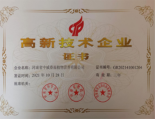 高新技术企业